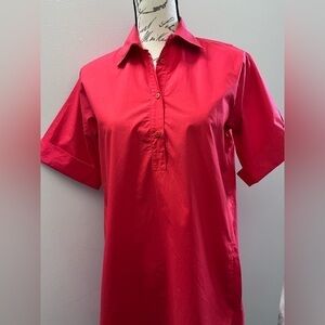 Biancoghiaccio Italian shirt dress NWOT